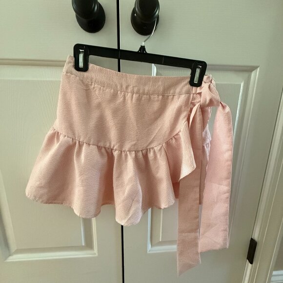 Pink Seersucker Skort X-Small - NWOT - Picture 1 of 3